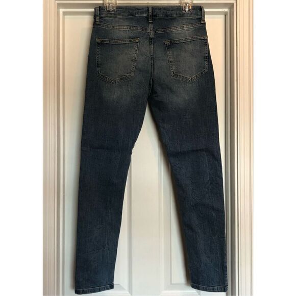 TOPMAN - 🎉HP🎉 NWT - L Size 28/32 Tapered Leg Skinny Jeans/Button-Fly Mid-Rise - Picture 5 of 15